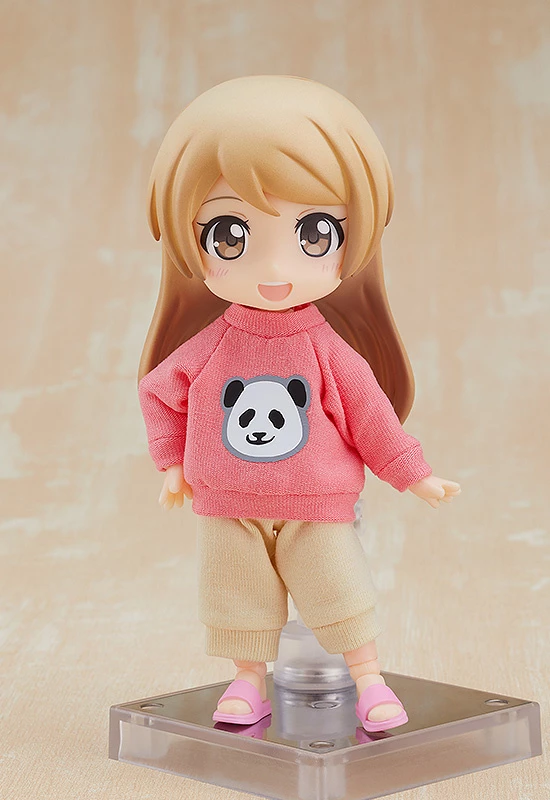 GOOD SMILE COMPANY Nendoroid Doll Outfit Set: Sweatshirt And Sweatpants (Pink/Light Blue) 6 GOOD SMILE COMPANY Nendoroid Doll Outfit Set: Sweatshirt And Sweatpants (Pink/Light Blue) - Image 4