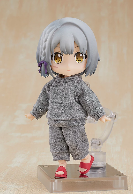 GOOD SMILE COMPANY Nendoroid Doll Outfit Set: Sweatshirt And Sweatpants (Black/Gray) 10 GOOD SMILE COMPANY Nendoroid Doll Outfit Set: Sweatshirt And Sweatpants (Black/Gray) - Image 8