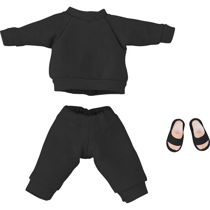 GOOD SMILE COMPANY Nendoroid Doll Outfit Set: Sweatshirt And Sweatpants (Black/Gray) 7 GOOD SMILE COMPANY Nendoroid Doll Outfit Set: Sweatshirt And Sweatpants (Black/Gray) - Image 5