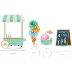 GOOD SMILE COMPANY Nendoroid More Acrylic Stand Decorations: Ice Cream Parlor
