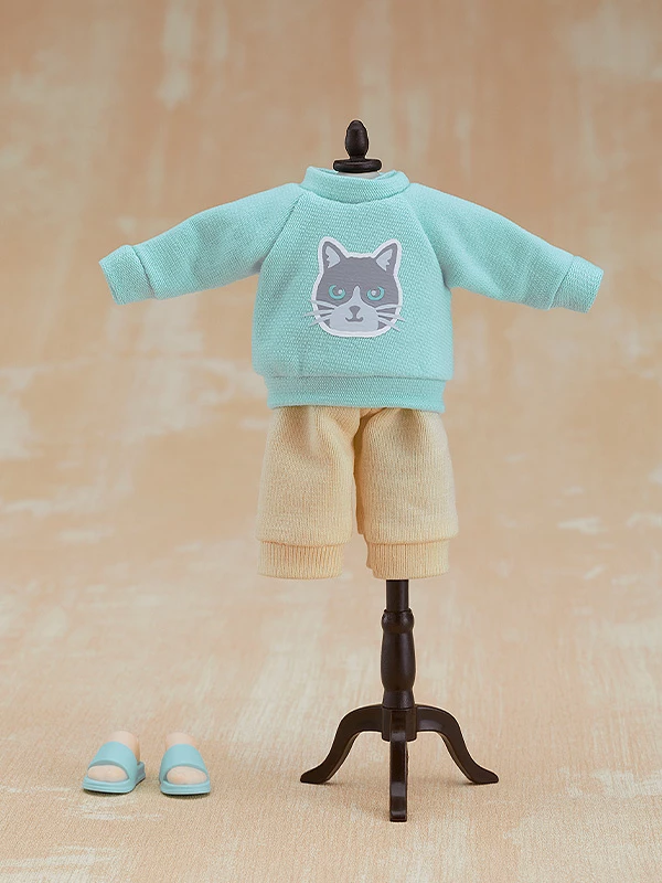 GOOD SMILE COMPANY Nendoroid Doll Outfit Set: Sweatshirt And Sweatpants (Pink/Light Blue) 9 GOOD SMILE COMPANY Nendoroid Doll Outfit Set: Sweatshirt And Sweatpants (Pink/Light Blue) - Image 7
