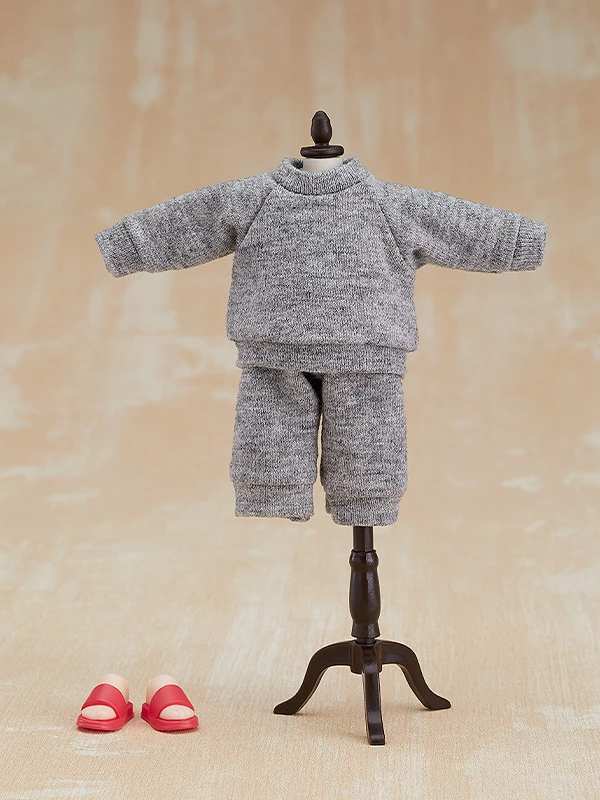 GOOD SMILE COMPANY Nendoroid Doll Outfit Set: Sweatshirt And Sweatpants (Black/Gray) 9 GOOD SMILE COMPANY Nendoroid Doll Outfit Set: Sweatshirt And Sweatpants (Black/Gray) - Image 7