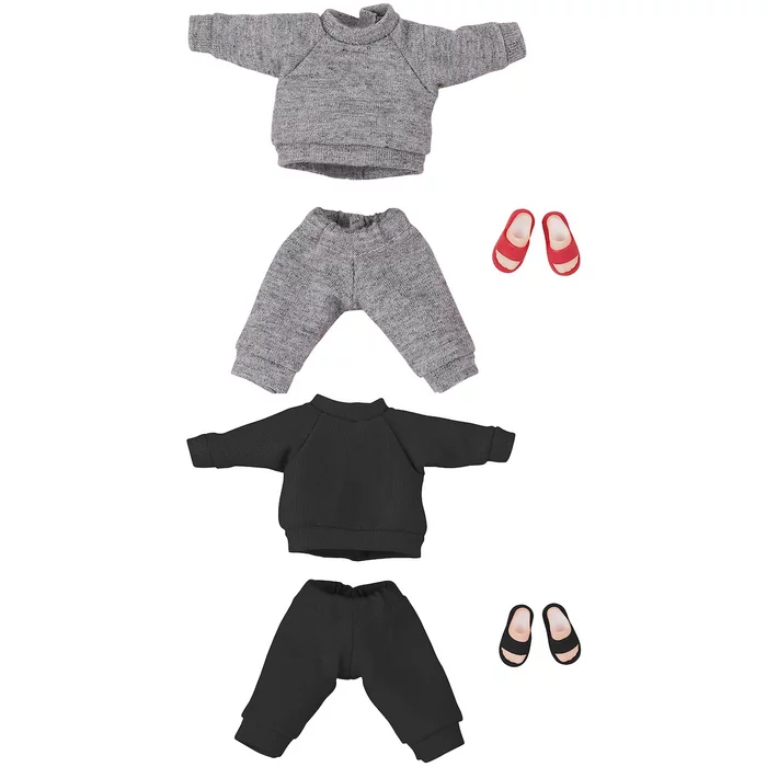 GOOD SMILE COMPANY Nendoroid Doll Outfit Set: Sweatshirt And Sweatpants (Black/Gray) 3 GOOD SMILE COMPANY Nendoroid Doll Outfit Set: Sweatshirt And Sweatpants (Black/Gray)