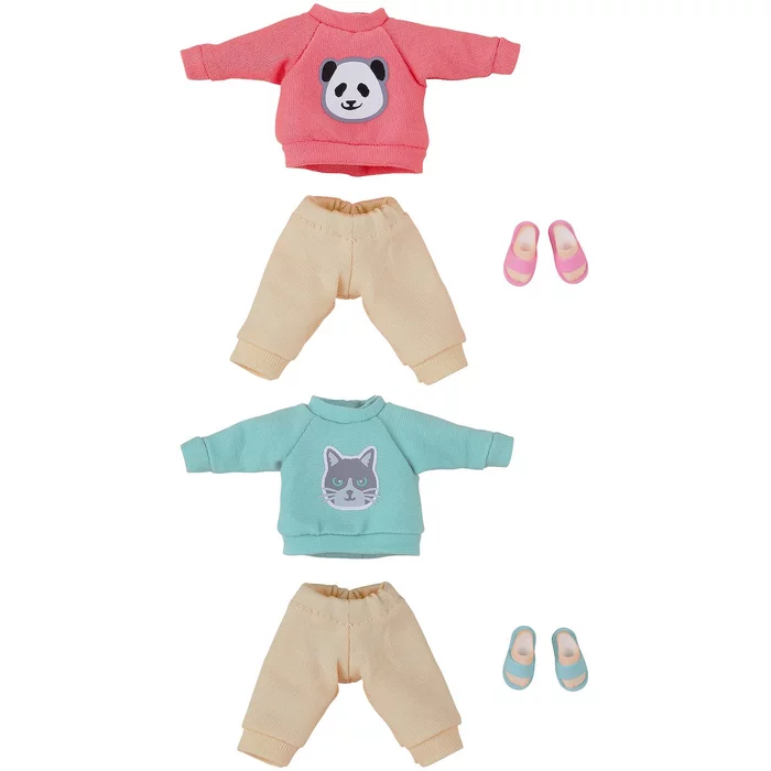 GOOD SMILE COMPANY Nendoroid Doll Outfit Set: Sweatshirt And Sweatpants (Pink/Light Blue) 3 GOOD SMILE COMPANY Nendoroid Doll Outfit Set: Sweatshirt And Sweatpants (Pink/Light Blue)
