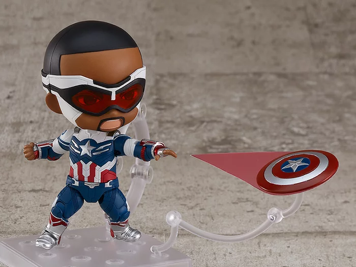 GOOD SMILE COMPANY Nendoroid The Falcon And The Winter Soldier Captain America (Sam Wilson) DX 5 GOOD SMILE COMPANY Nendoroid The Falcon And The Winter Soldier Captain America (Sam Wilson) DX - Image 3