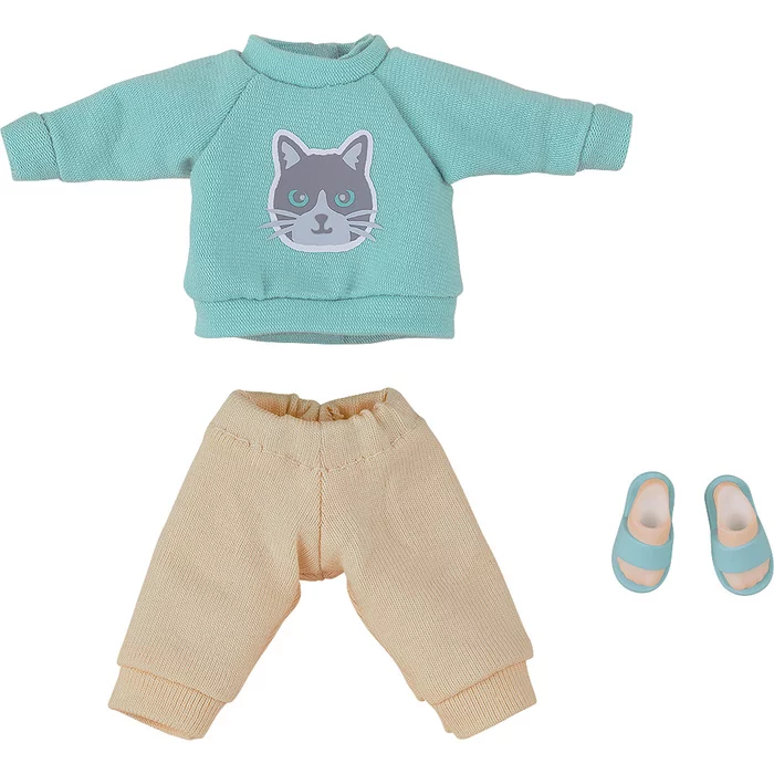 GOOD SMILE COMPANY Nendoroid Doll Outfit Set: Sweatshirt And Sweatpants (Pink/Light Blue) 11 GOOD SMILE COMPANY Nendoroid Doll Outfit Set: Sweatshirt And Sweatpants (Pink/Light Blue) - Image 9