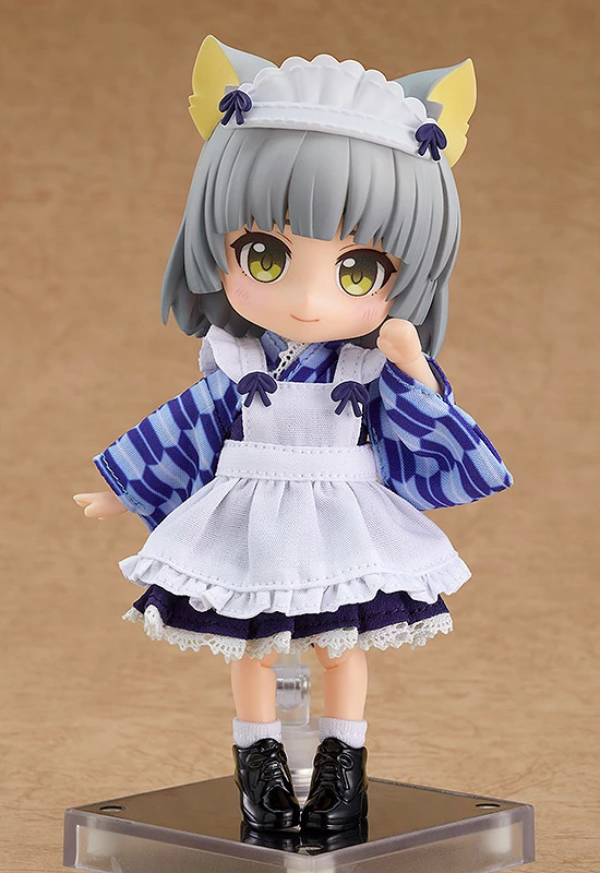 GOOD SMILE COMPANY Nendoroid Doll: Outfit Set (Japanese-Style Maid - Blue) 6 GOOD SMILE COMPANY Nendoroid Doll: Outfit Set (Japanese-Style Maid - Blue) - Image 4